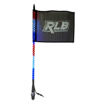 Load image into Gallery viewer, RLB CHASE LIGHTS - 3′ LED Whip Single Bluetooth – Ballistic (Black) BAL-3SLEDB - S
