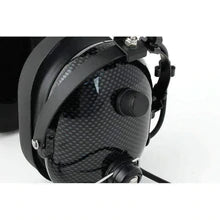 Load image into Gallery viewer, RUGGED RADIO - H22 Over the Head (OTH) Headset for 2-Way Radios - Black Carbon Fiber H22-CF - S
