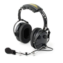 Load image into Gallery viewer, RUGGED RADIO - H22 Over the Head (OTH) Headset for 2-Way Radios - Black Carbon Fiber H22-CF - S
