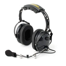 Load image into Gallery viewer, RUGGED RADIO - H22 Over the Head (OTH) Headset for 2-Way Radios - Black Carbon Fiber H22-CF - S