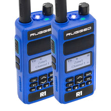 Load image into Gallery viewer, Rugged Radio - 2 PACK - Rugged R1 - Business Band Two Way Handheld Radio - Digital and Analog - R1-2-PACK
