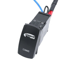 Load image into Gallery viewer, RUGGED RADIO - All In One Power Switch for Radio &amp; Intercom - &quot;Comms&quot; Rocker Switch PH-MS - S
