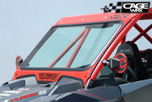 Load image into Gallery viewer, CAGE WRX - Black Polaris RZR (2019+/Turbo S) &quot;Super Shorty&quot; Aluminum/Glass Windshield - S
