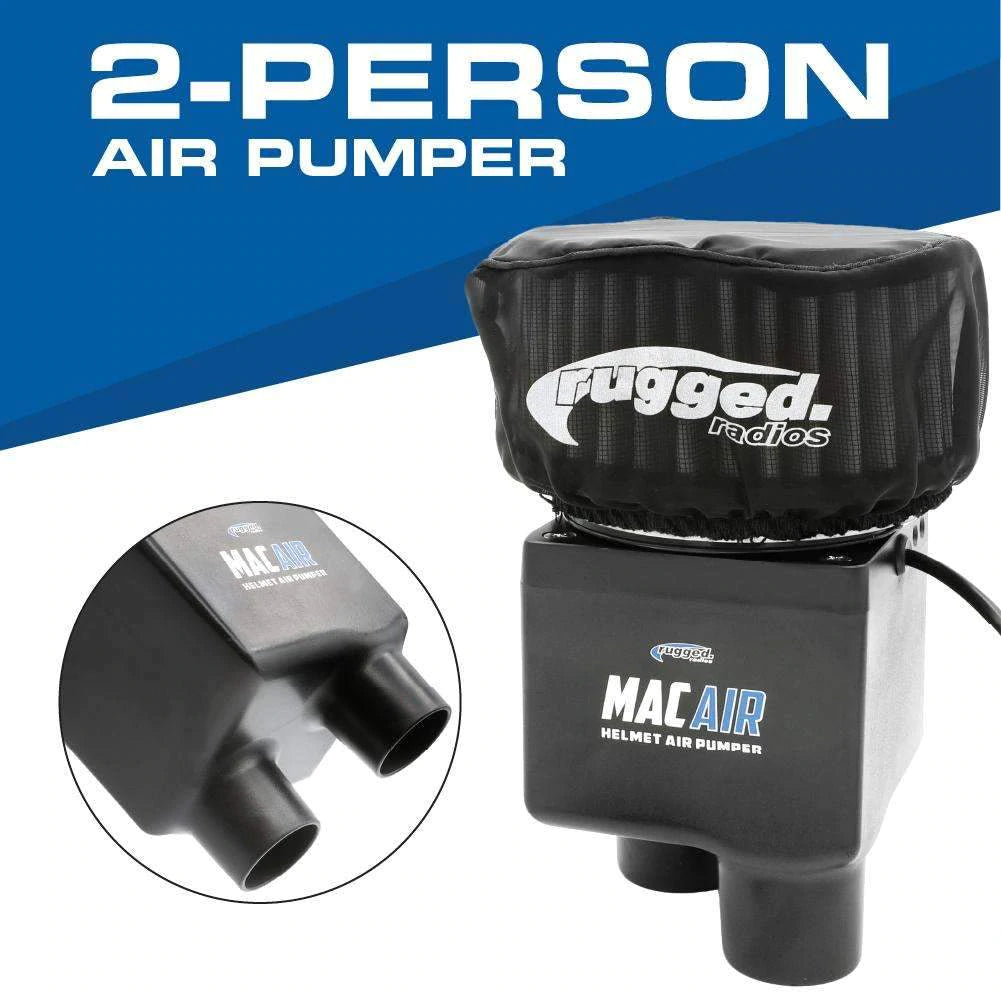 RUGGED RADIO - MAC Air 2-Person Helmet Air Pumper (Pumper Only) MAC-2P - S
